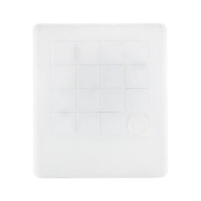 Taquin solitaire blanc en plastique Larzou