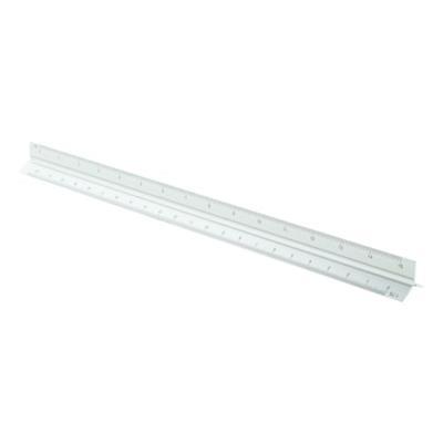Règle 30 cm à échelles en aluminium Gazye