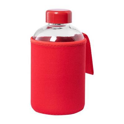 Gourde de 600 ml en verre avec pochette Fradye