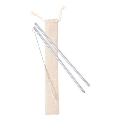 Set de 2 pailles réutilisable avec brosse Quorye