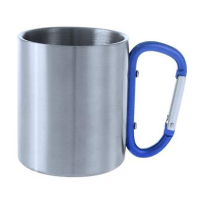 Mug de 200 ml en acier avec mousqueton Ghogila