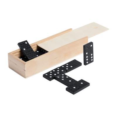 Dominos dans une boîte en bois Prakonto