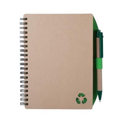 Cahier conférencier recyclé à spirale Zuken
