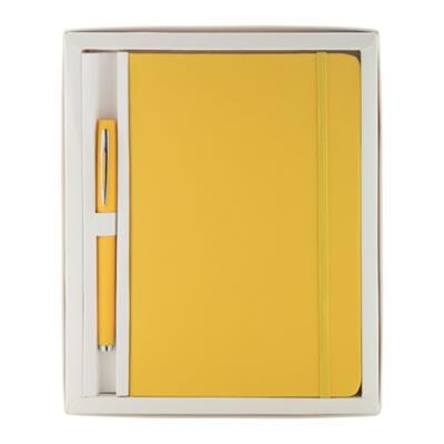 Carnet A5 en PU avec stylo en plastique Mardet