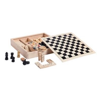 Set de 4 jeux en bois écologique Xigraal