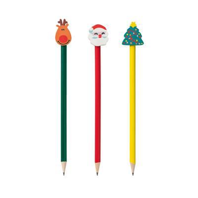 Crayons de Noël en caoutchouc amusant Aunta