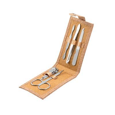 Kit de manucure avec 5 pièces en liège Bumea