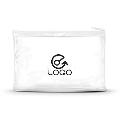 Trouse de toilette transparente zippée en PVC Yant