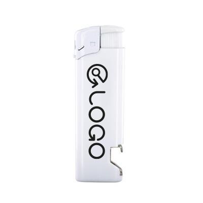 Briquet électronique en ABS avec décapsuleur Paige