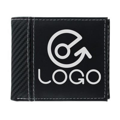 Porte monnaie en noir élégant en PVC Aimar