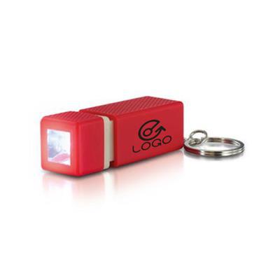 Porte-clés avec lampe en ABS Mido