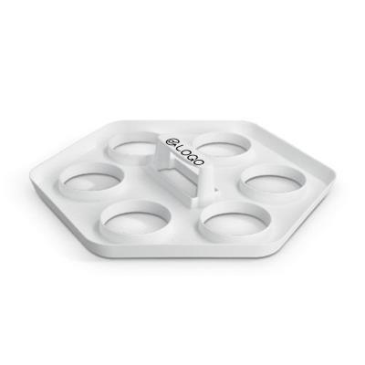 Plateau porte-gobelet pratique en plastique Diène