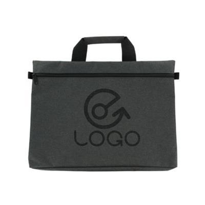Sacoche porte document en polyester unicolore Shan