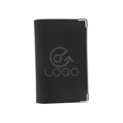 Porte-carte grise avec couverture rigide Pevra