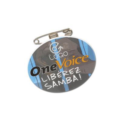 Badge Avec Pince Epingle en polystyrène (PS)Chupso