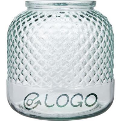 Porte-bougie en verre recyclé Estars