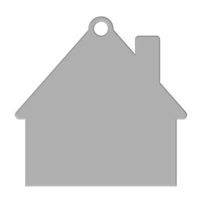 porte clés jeton maison gris