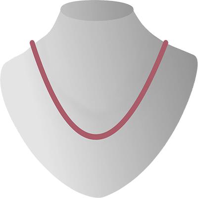 Collier 50-55-cm plongeant