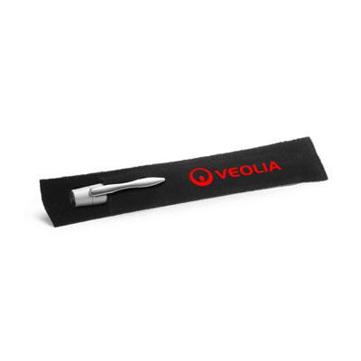 Pochette stylo en velours impression 1 couleur MAX