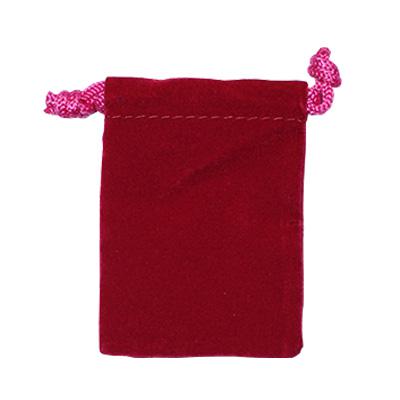 Pochette suédine vierge en Rouge